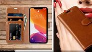 Labato iPhone 11 Leather Wallet Case with Card Holder
