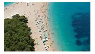 The best beach in Croatia #croatia #beach #vacation #zlatniratbeach | Travel in Croatia