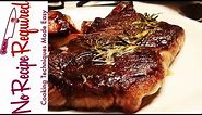 How to Cook New York Strip in the Oven - NoRecipeRequired.com