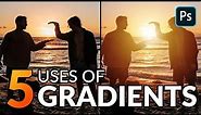 5 Beautiful Effects with Gradients | Sun Flare, Light Rays & Background Coloring