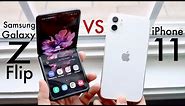 Samsung Galaxy Z Flip Vs iPhone 11! (Comparison) (Review)