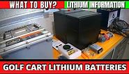 Golf Cart Lithium Battery Overview