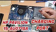 HOW TO REPLACE HP PAVILION CHARGING PORT HP 15 AU071SA