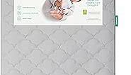 Newton Baby Crib Mattress and Toddler Bed - Ultra-Breathable Proven to Reduce Suffocation Risk, Washable Core & Cover, 2-Stage, Plush 5.5" Thick- Moonlight Grey