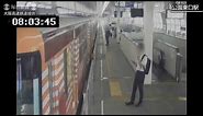 大阪北部地震：発生時の駅構内映像公開 大阪モノレール（提供）