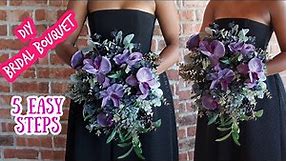 DIY Enchanted Forest Wedding Bouquet on a Budget | DIY Weddings | DIY Tutorial