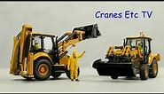 Diecast Masters Caterpillar 420 and 432 Backhoe Loaders by Cranes Etc TV