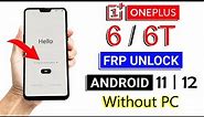 OnePlus 6/6T Remove Google Account Lock 2022 | ANDROID 11 (without pc)