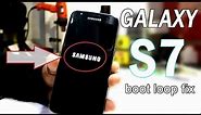 Samsung galaxy s7 boot loop fix full video