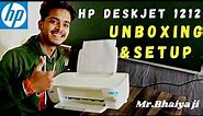 HP Deskjet 1212 Single function / Inkjet colour printer Review unboxing and setup. Home & office use
