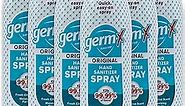 Germ-x Hand Sanitizer Spray, Non-Drying & Moisturizing with Vitamin E, Instant and No Rinse Formula, Fresh Citrus Scent, Paraben Free, 5.5 Oz (Pack of 6)