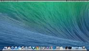 Transparent Dock in OS X Mavericks