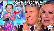 American Got Talent 2023|Cute Baby The best singer sang the song "SHE'S GONE" making the judges cry