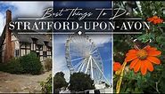 Top 10 Things To Do in Stratford-upon-Avon | Shakespeare's Town