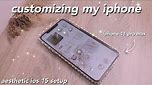 🍡 Organizing my iphone 11 pro max [aesthetic homescreen ios 15, aesthetic widgets]✨