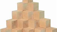 Unfinished Wood Cubes 2-inch, Pack of 12 Large Wooden Cubes for Wood Blocks Crafts and Decor, by Woodpeckers