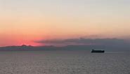 Sunset at Aegean sea, Athens Greece