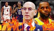 NBA Ratings Are PATHETIC! | Get Beat By Women's College Basketball, Adam Silver Gets EXTENSION