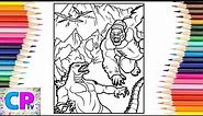 Godzilla vs King Kong Coloring Pages/Codeko - Crest/Jim Yosef & EMM - Shudder [NCS Release]