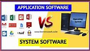 Difference Between Application Software and System Software