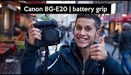 Canon BG-E20 hands on | Canon EOS 5D Mark IV battery grip review english