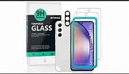 Samsung Galaxy A54 5G Tempered glass ibywind Protector- Easy Install Kit And Camera Lens Protector
