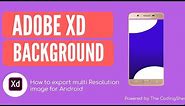 Design Background Image and Export in Android using Adobe XD| Adobe Xd Tutorial 2020
