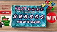 FAST CASH 💨💵 ⚡️Scratch Off Ticket Win! 💰 New Wisconsin Lottery Game 💵