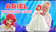 The Little Mermaid; Ariel in her Edible Cake Wedding Dress