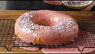 Giant Jelly Donut Cake