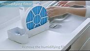 Sharp air purifiers - maintenance water filter