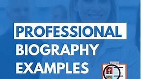 5 Standout Professional Biography Examples