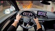 2023 Audi Q5 Quattro [2.0 35 TDI 163HP] |0-100| POV Test Drive #1429 Joe Black