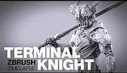 Terminal Knight ZBrush Timelapse
