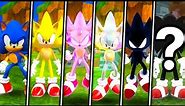 EVOLUTION OF MODERN SONIC FORMS IN SONIC WORLD MODS (SUPER, PARADOX PRISM HYPER,FIRE AND MORE)