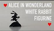 Alice in Wonderland White Rabbit Figurine