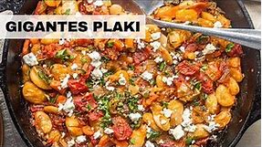 Gigantes Plaki | Greek Baked Beans Recipe