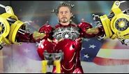 Iron Man 2 Hot Toys Suit-Up Gantry With Mark IV Iron Man 1/6 Scale Collectible Figure Set Review
