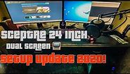 DUAL SCREEN! Setup Update Sceptre 24 Inch Ultra Slim Pro Series Unboxing & Setup Update 2020!