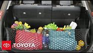 Cargo Net Organizer - "Stretch the Net" - Accessories | Toyota