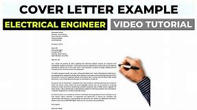 Cover Letter Example For Electrical Engineer Position