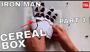#89: Iron Man Hand Part 1 - Cereal Box (free PDF) | Costume Prop How to DIY