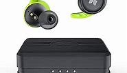 Monster Champion True Wireless Earbuds, Bluetooth 5.0 IPX8 Waterproof Sports Headphones with aptX Deep Bass, CVC 8.0 Noise Cancellation, Type C Quick Charge, 100Hrs Charging Case