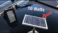 DIY Boat Solar Charger 10 Watt System