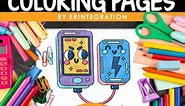 Technology Coloring Pages 40 Printable Coloring Sheets Unplugged Activity