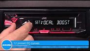 JVC KD-R370 Display and Controls Demo | Crutchfield Video