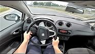 Seat Ibiza IV 1.6tdi 90HP (2010) Pure POV Test Drive & Acceleration 0-100 | 4K #131
