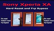 Sony Xperia XA hard reset F3111