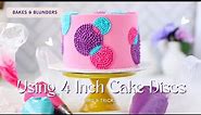 Using 4 Inch Cake Discs to Frost a Mini Cake
