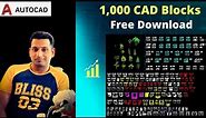 Auto Cad blocks free download and how to use it | Insert cad blocks 2021 | Learn AutoCAD